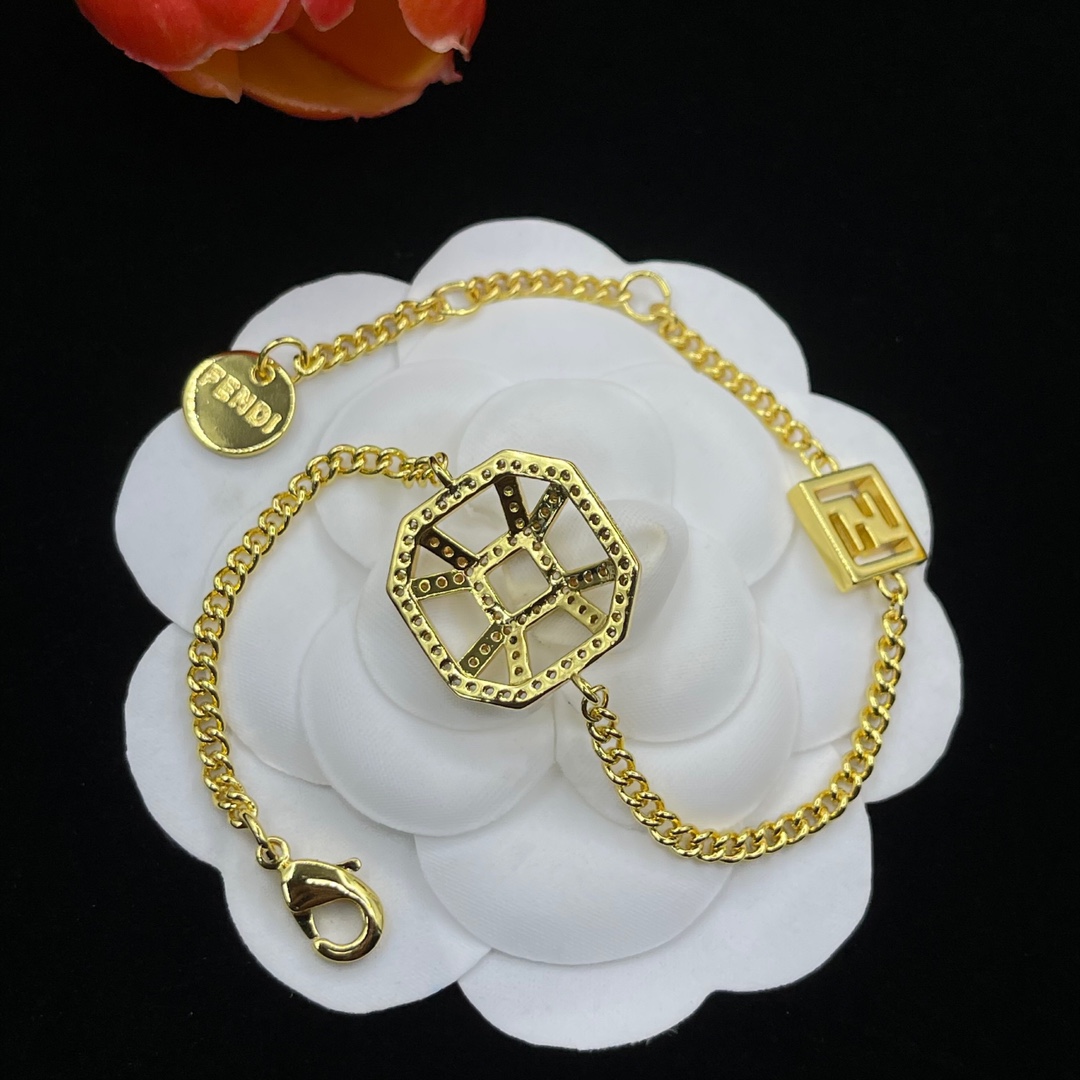 Fendi Jewelry Bracelets  Hollow Design