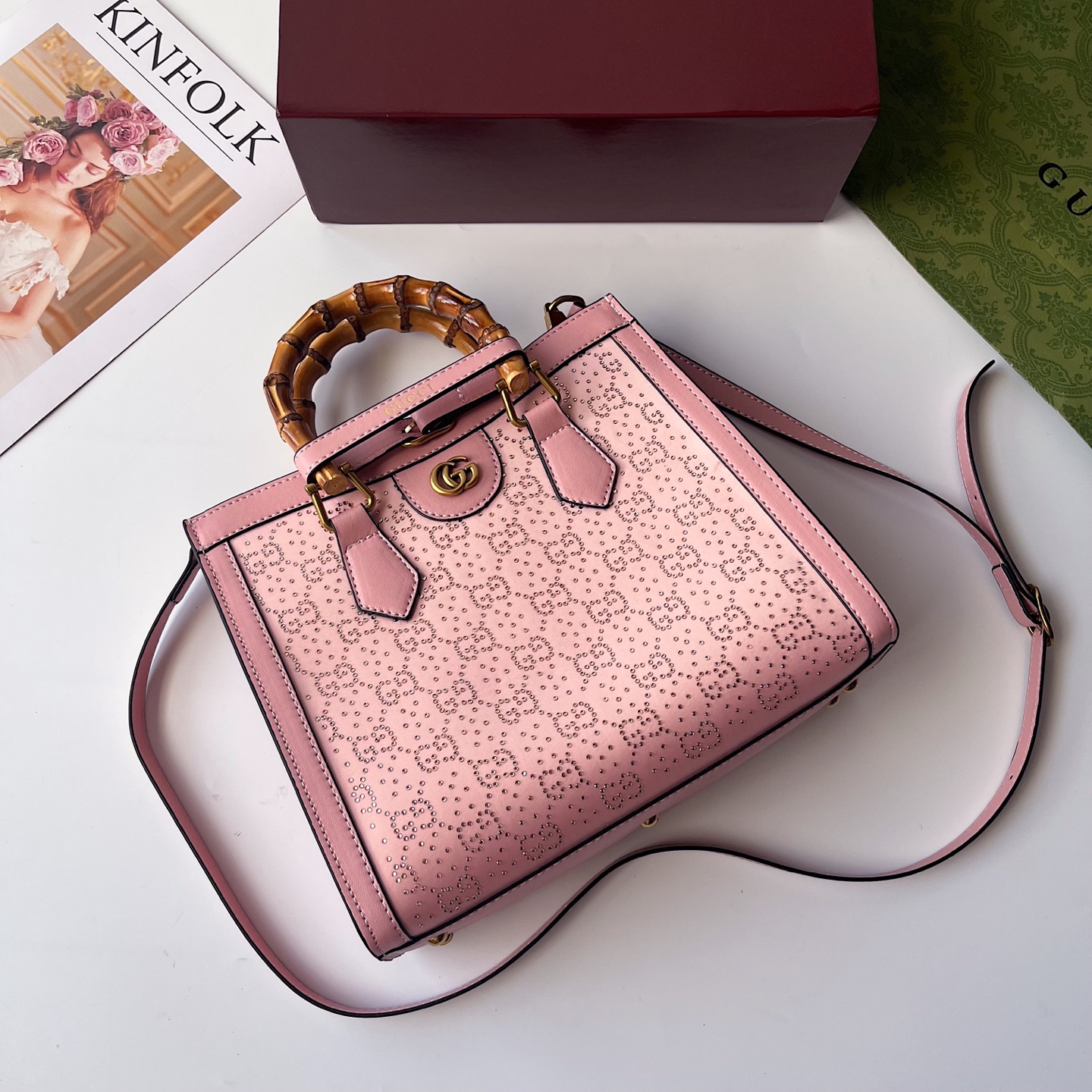 Gucci Shoulder Bag Ladies' Favorite Slub Bag