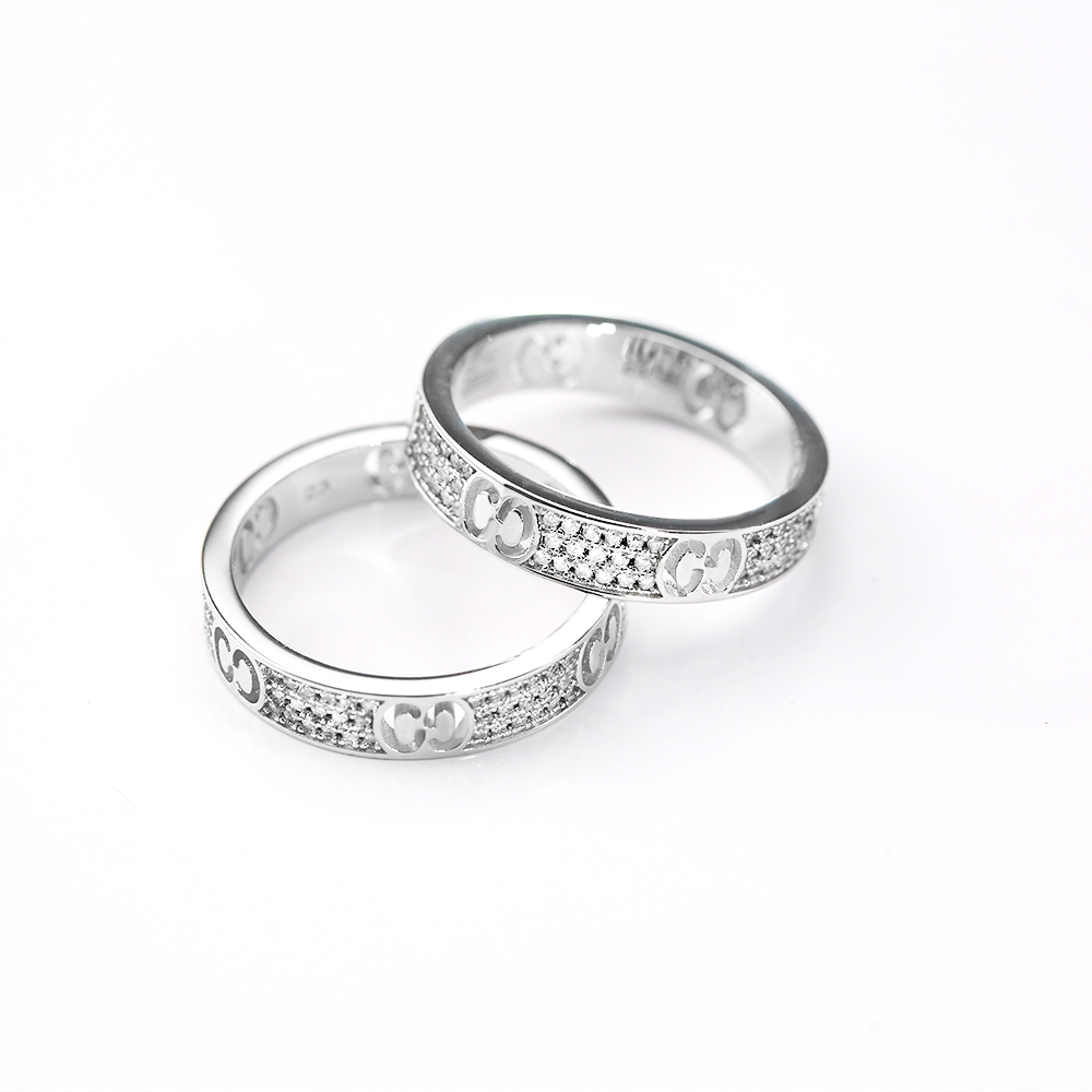 Gucci Jewelry Rings Double G Diamond Ring