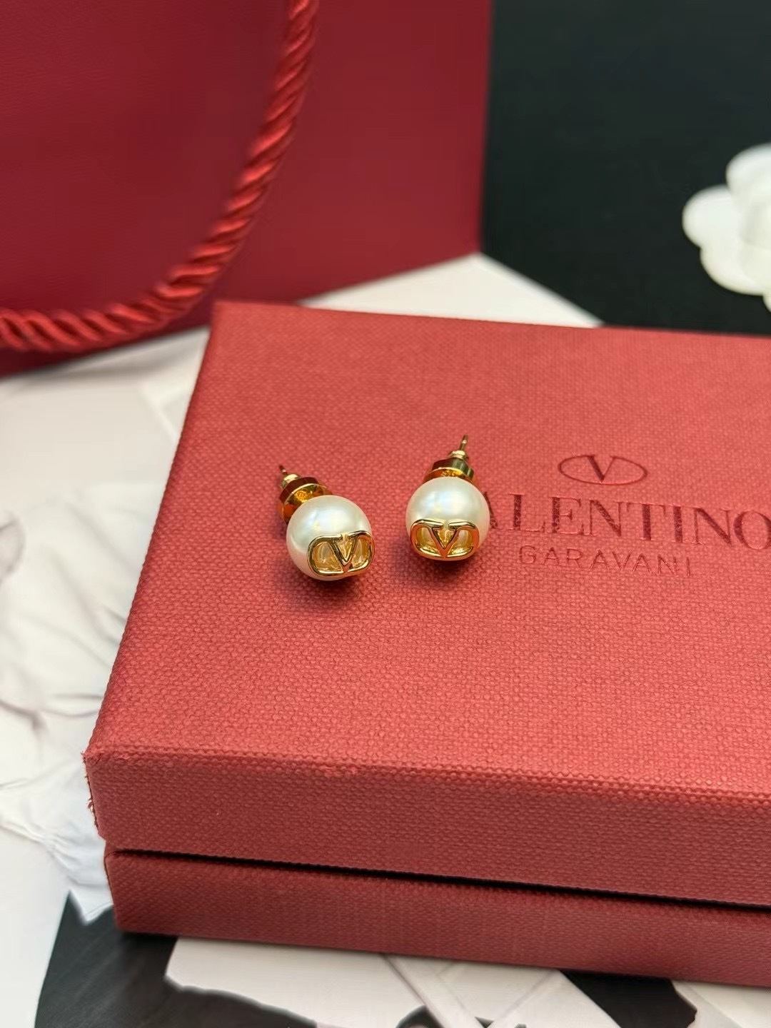 Valentino Jewelry Earring Mini Pearl Stud Earrings