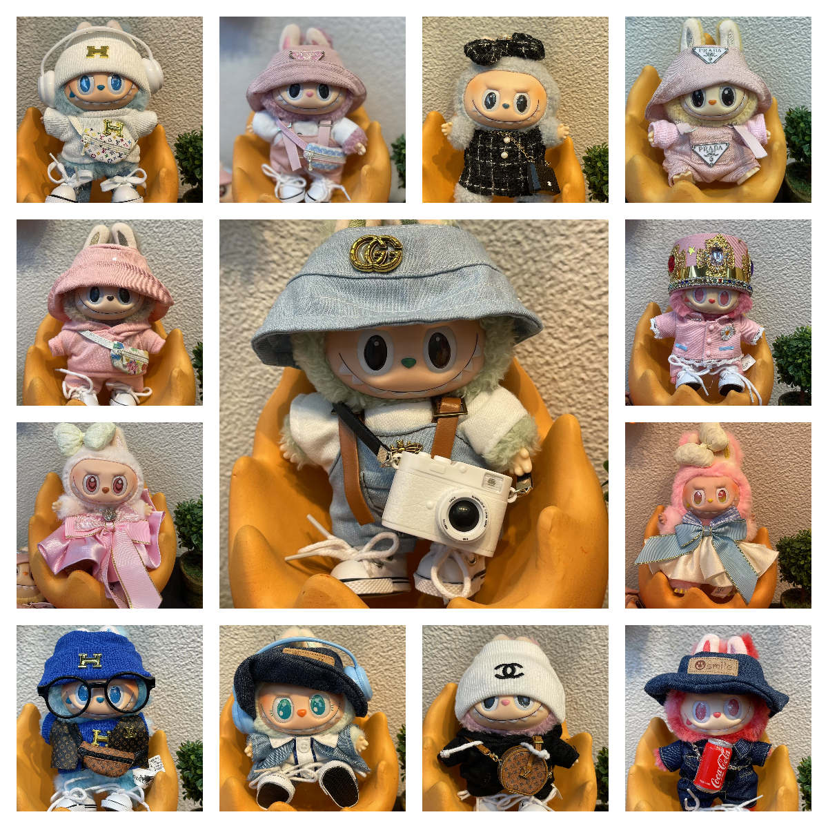 Labubu Key Chain Bags Accessories Figures Toy