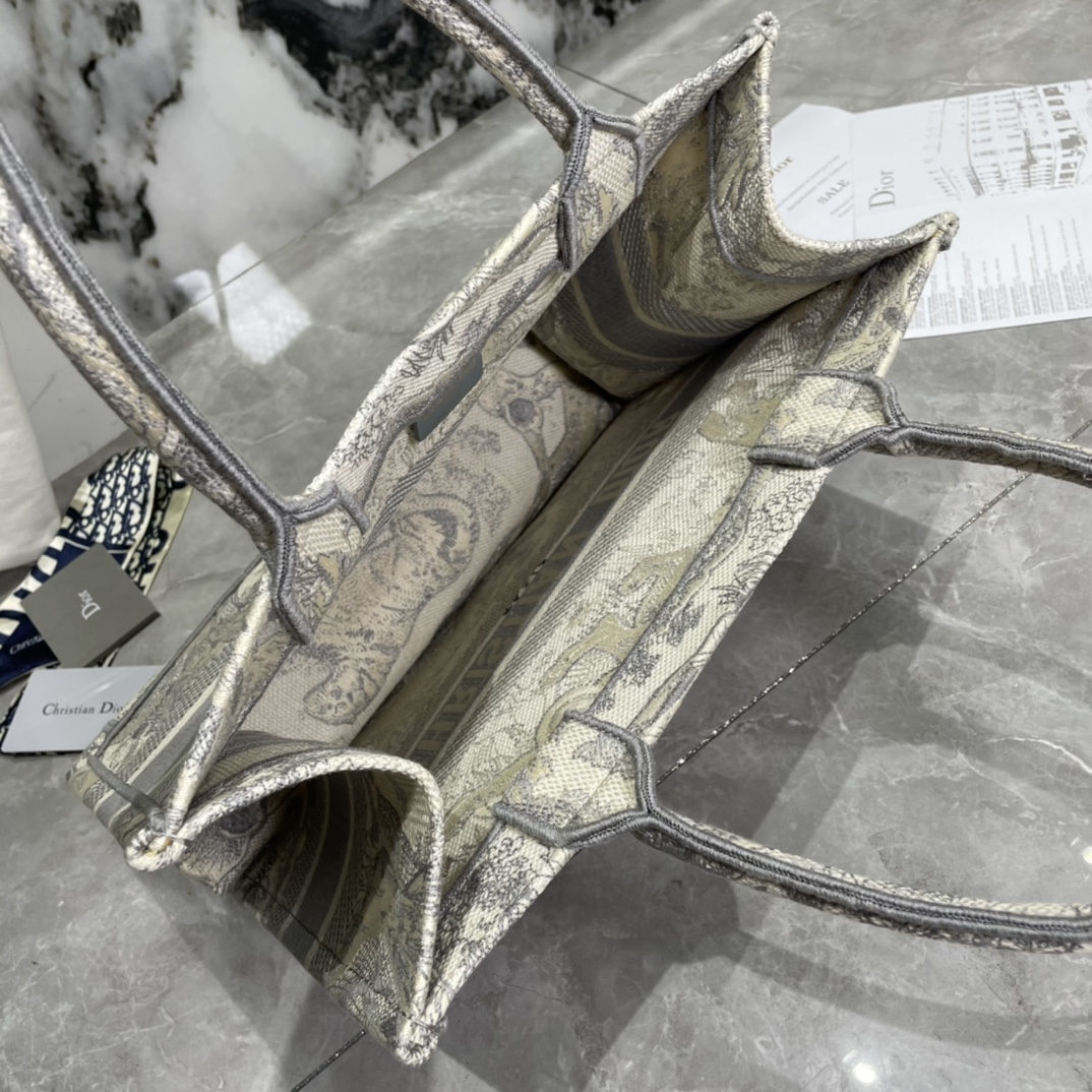 10A + top quality Medium Dior Book Tote 0175 XB022 36cm