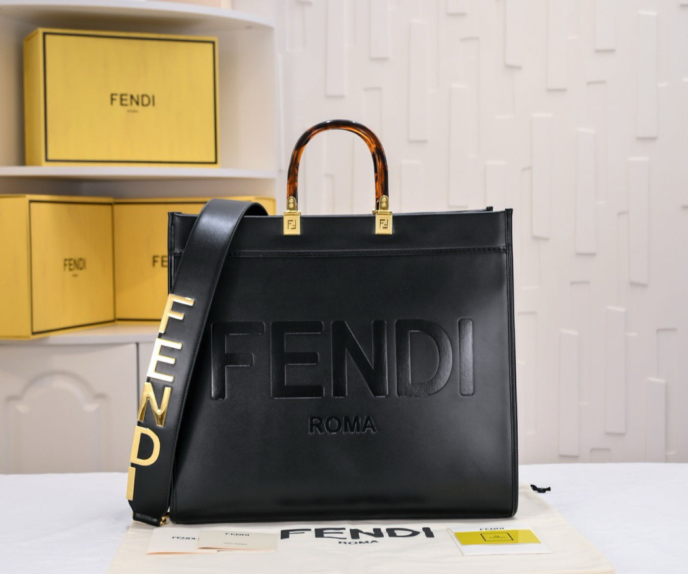 Fendi Sunshine Large Tote 3343 LM022 40cm
