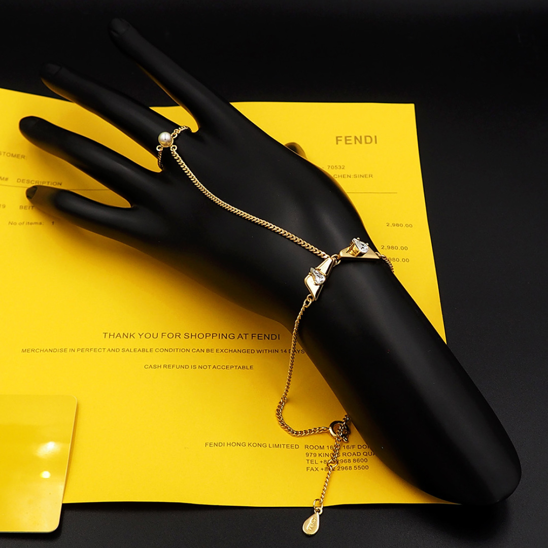 Fendi Jewelry Bracelets Little monster ring bracelet