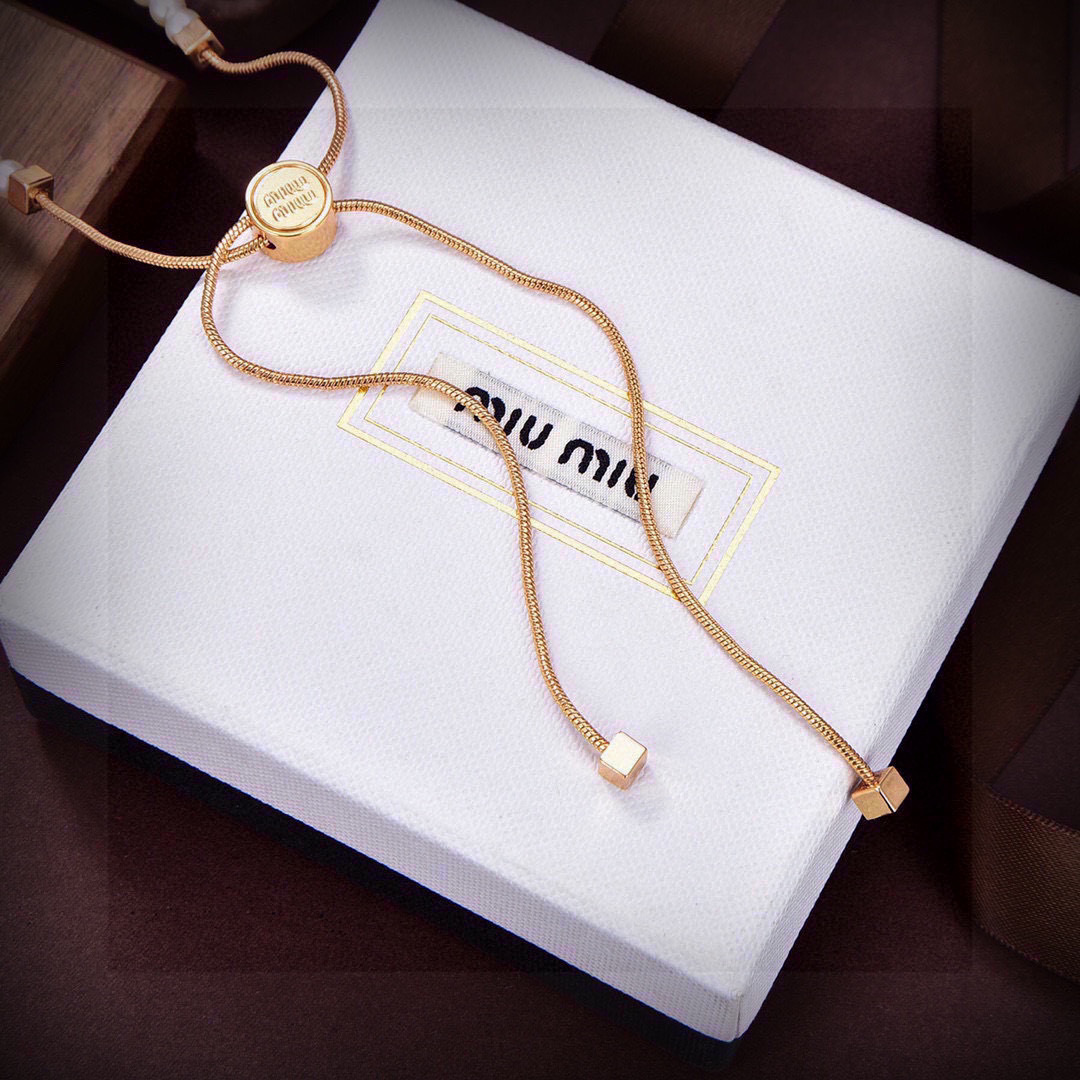Miu Miu Jewelry Necklace Pearl Necklace