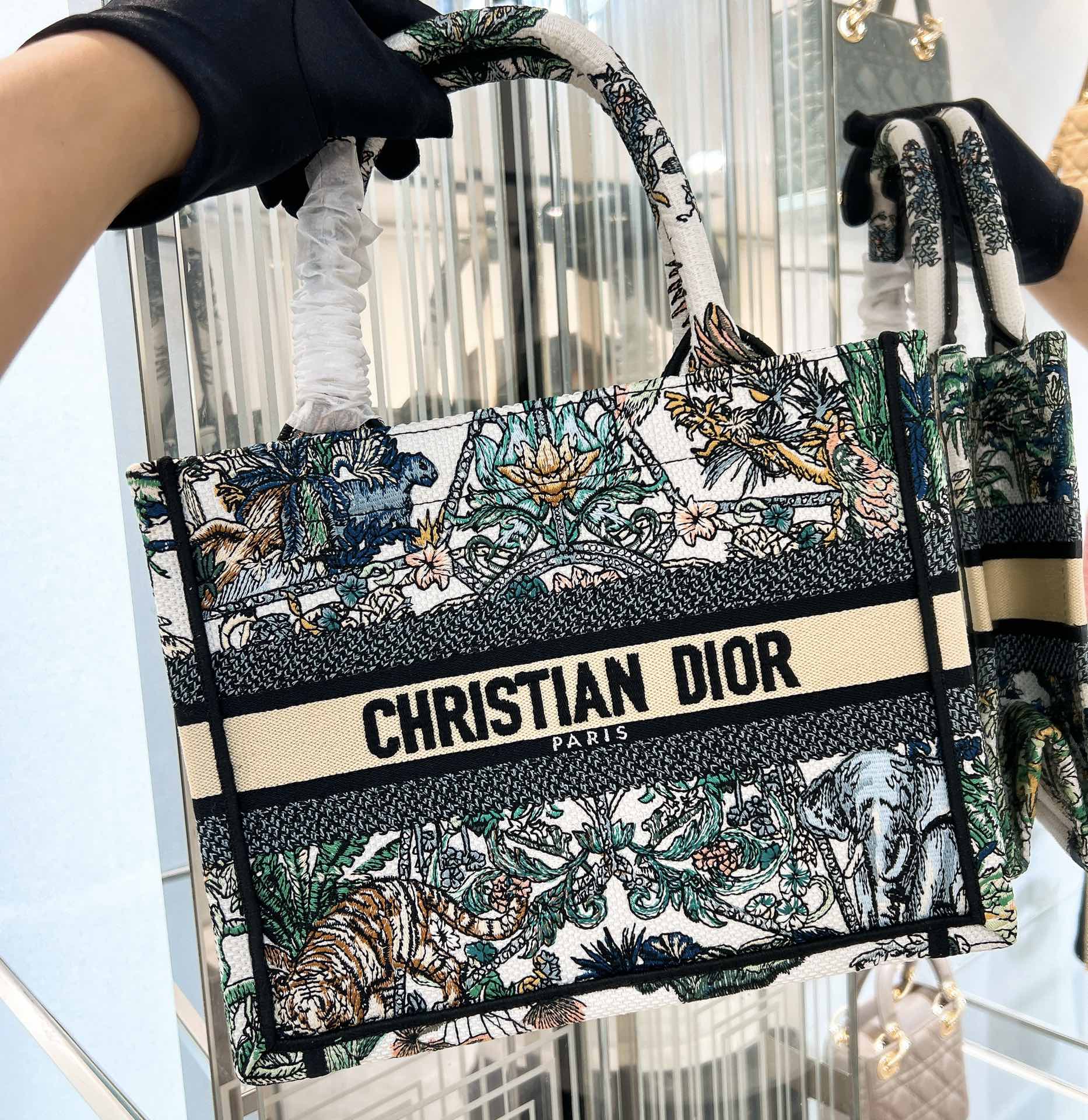 10A + top quality Small Dior Book Tote 1265 DLAM012 26.5cm