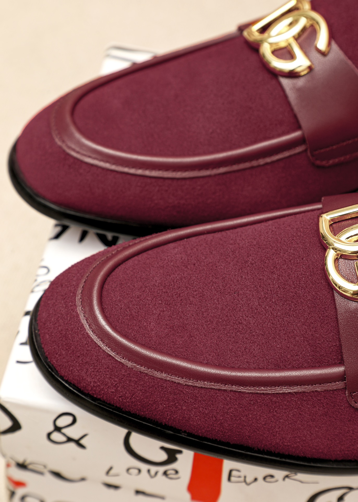 D&G Shoes Leather shoes Imported Top-Grain Cowhide