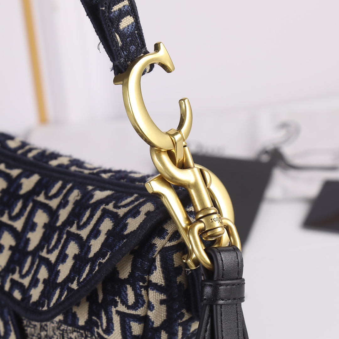 Saddle Bag Blue print CD-5501 XB032 25.5cm 01