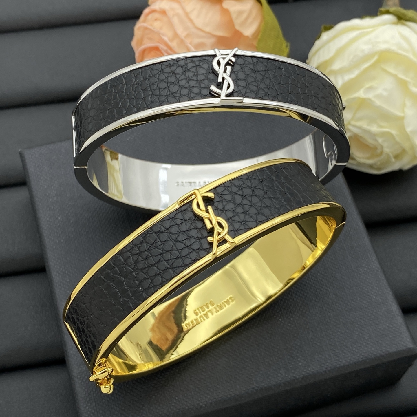 Saint Laurent Jewelry Bangle Small Letter Design