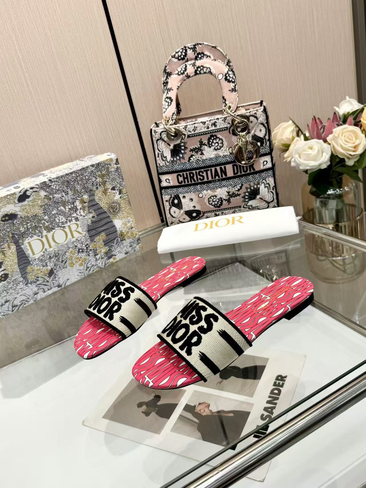 Dior Shoes Five colored summer slippers