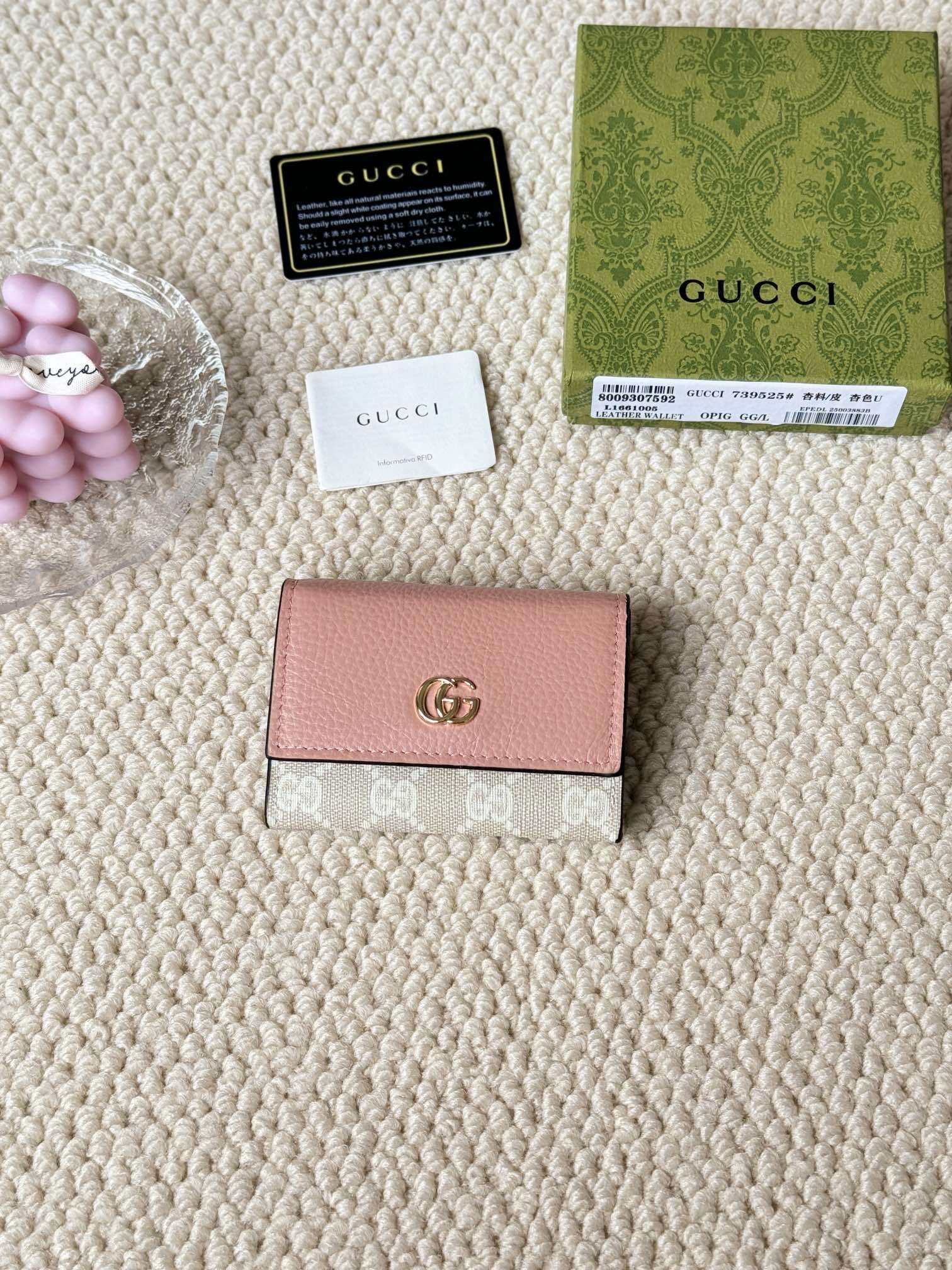 Gucci Card Holder Wallet Original 739525