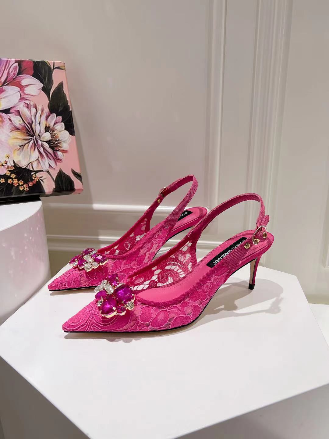 D&G Shoes Heels 6.5CM