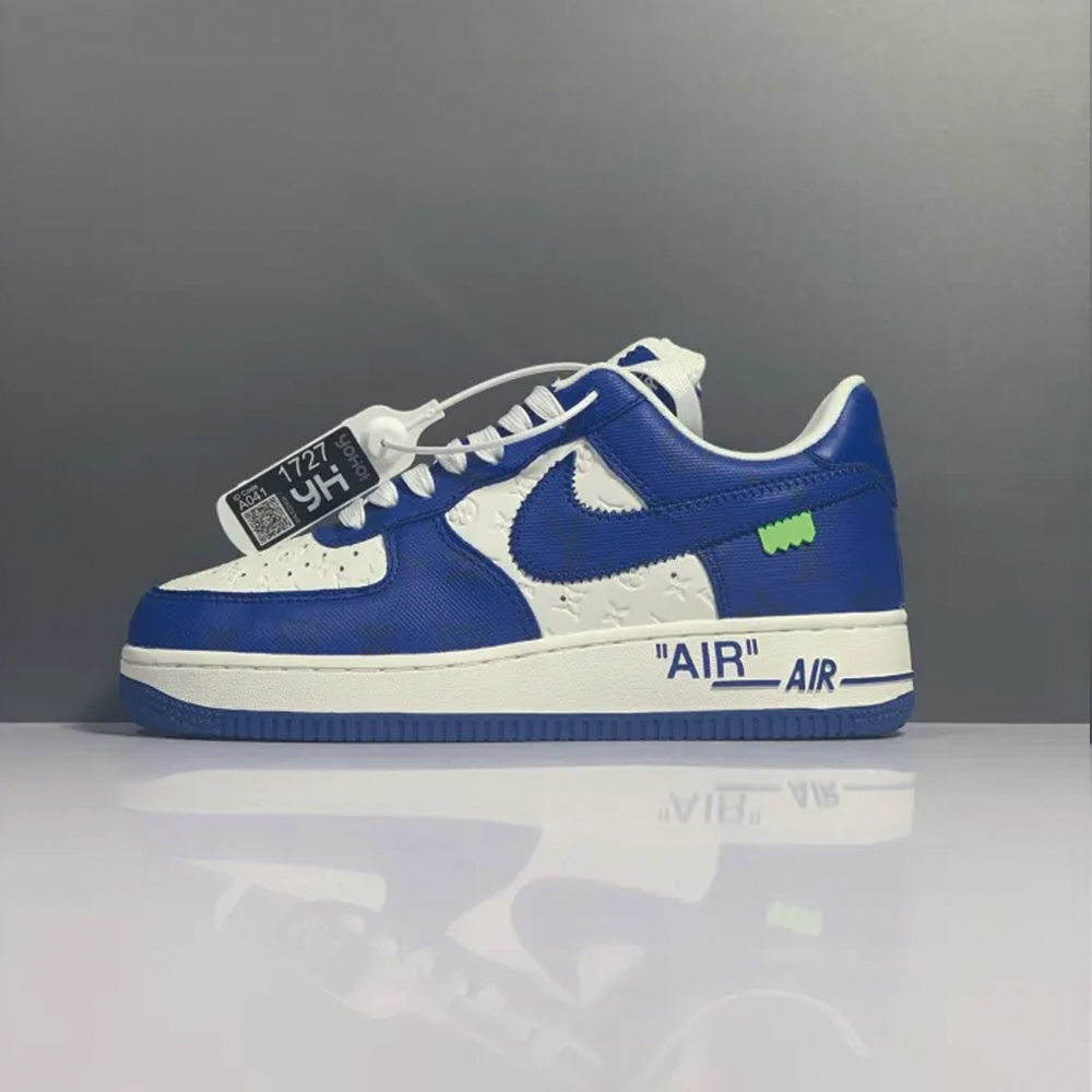 Air Force 1 LV Louis Vuitton Low Blue white 1A9VAO