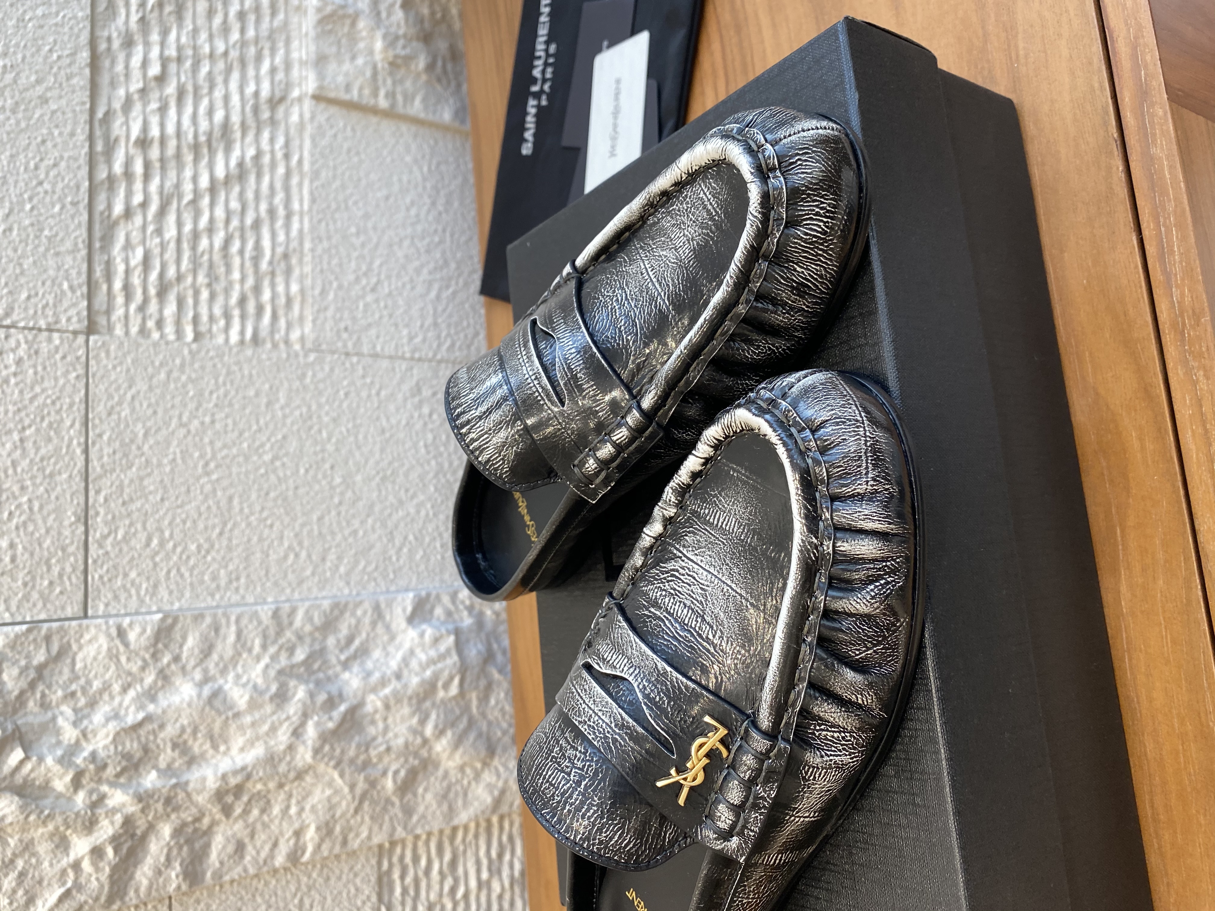 Saint Laurent Shoes Loafers Cowhide