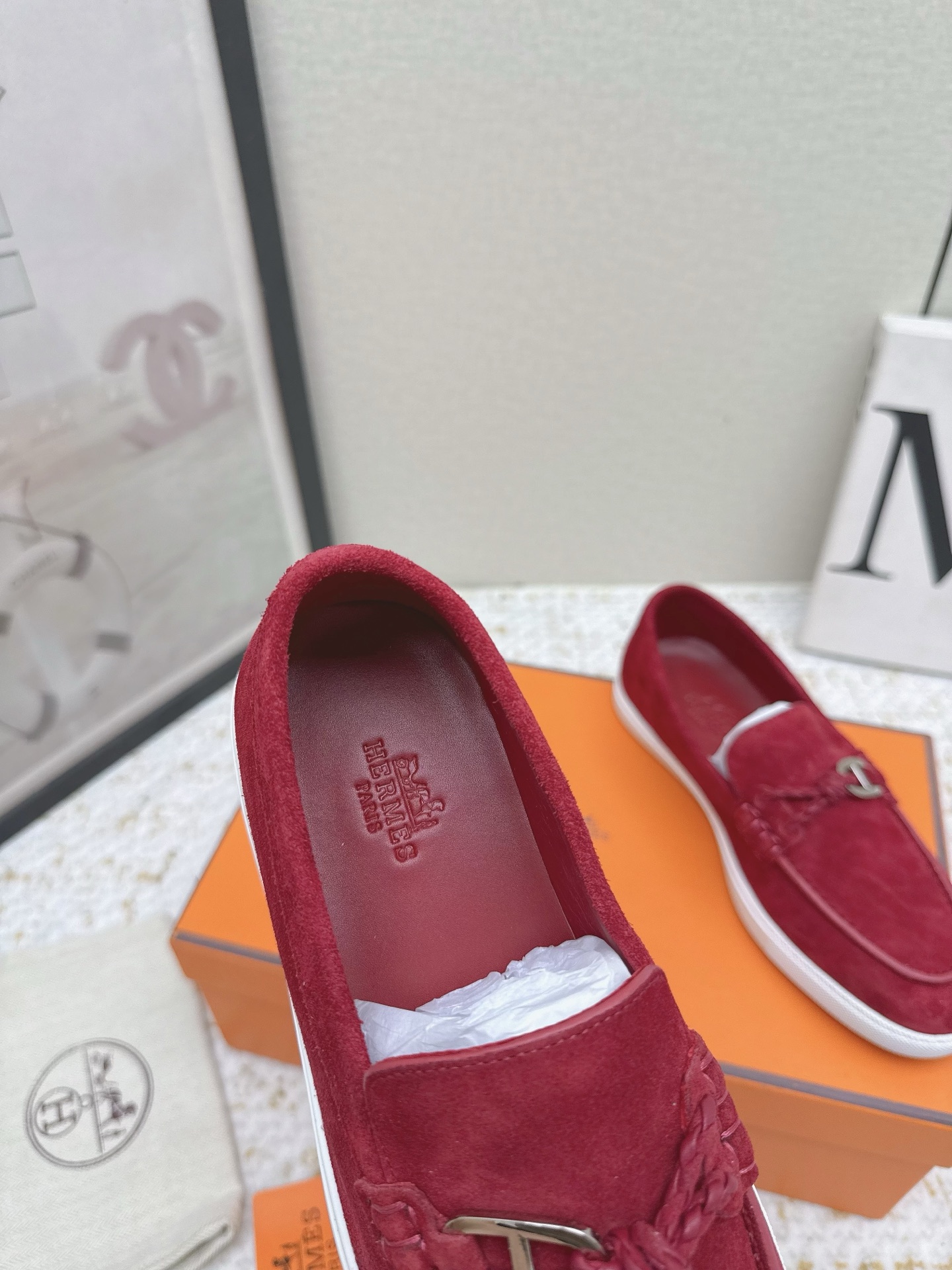 Hermes Shoes Loafers Cowhide