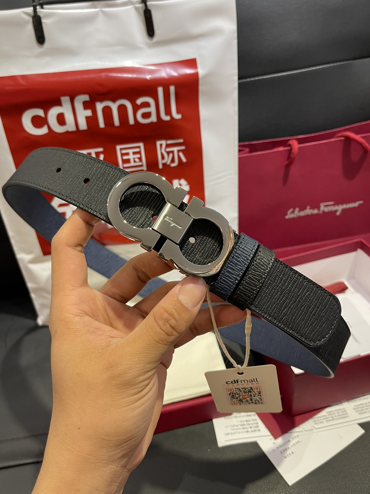 FERRAGAMO Belt 002 22PJ081 3.5cm