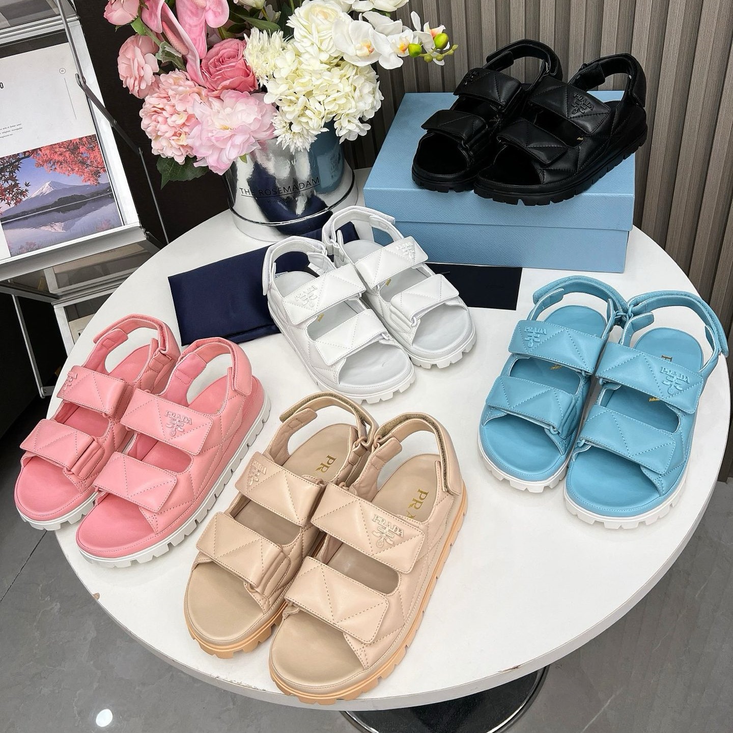 Prada Shoes Classic Thick Bottom Women's Sandals