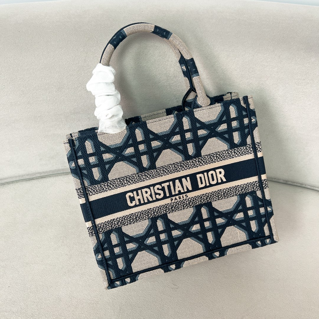 10A + top quality Small Dior Book Tote 1265 DLAM012 26.5cm