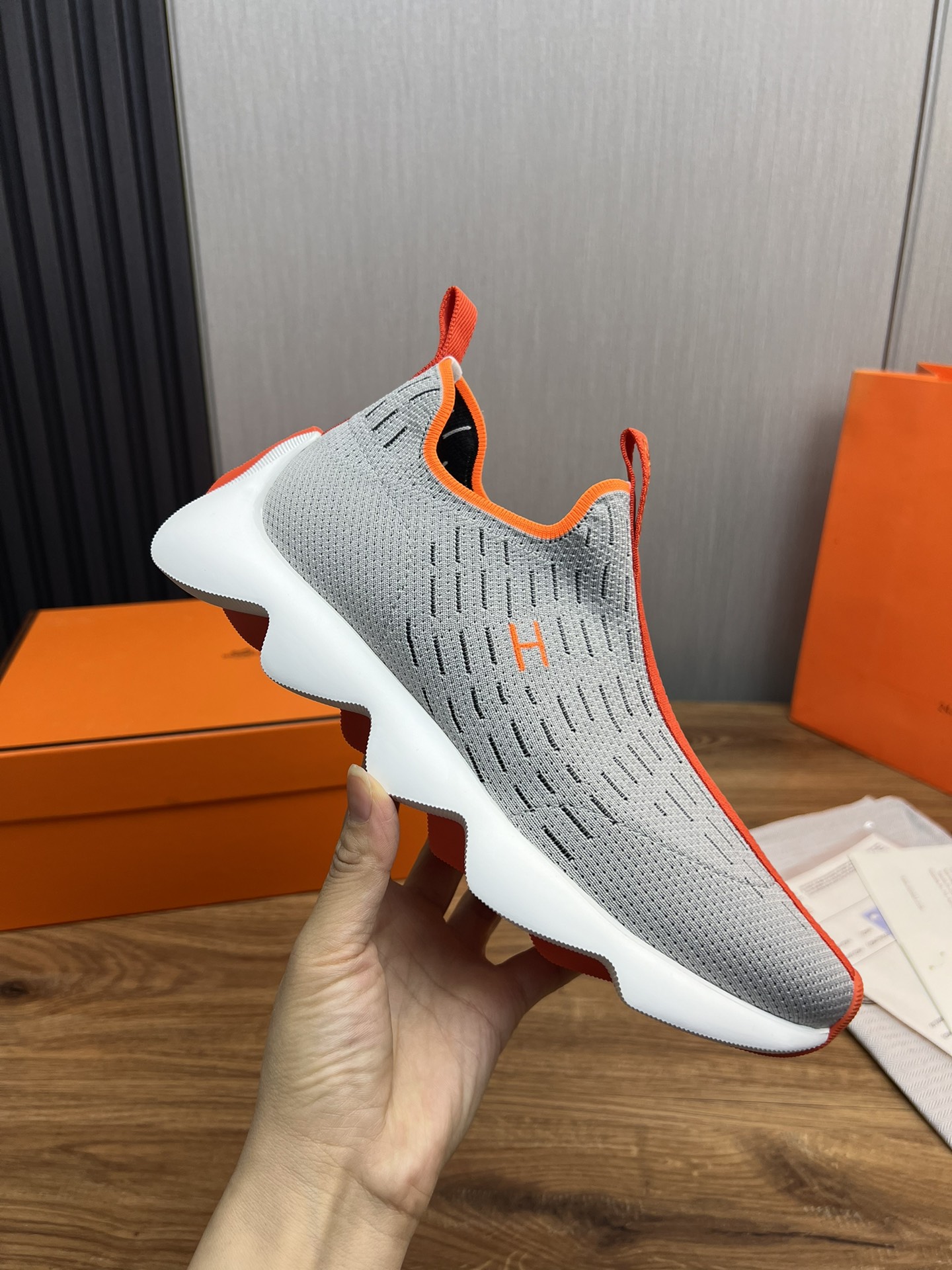 Hermes Shoes Casual Shoes TPU Cowhide