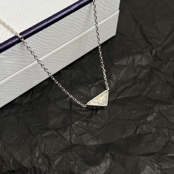 Prada Jewelry Necklace Triangle suit