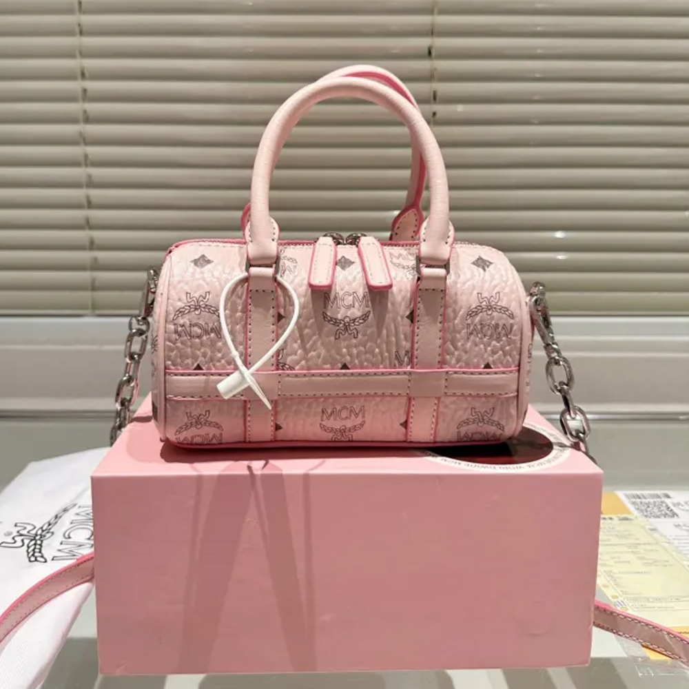 MCM Mini Boston Bag 012 LLS041 18cm