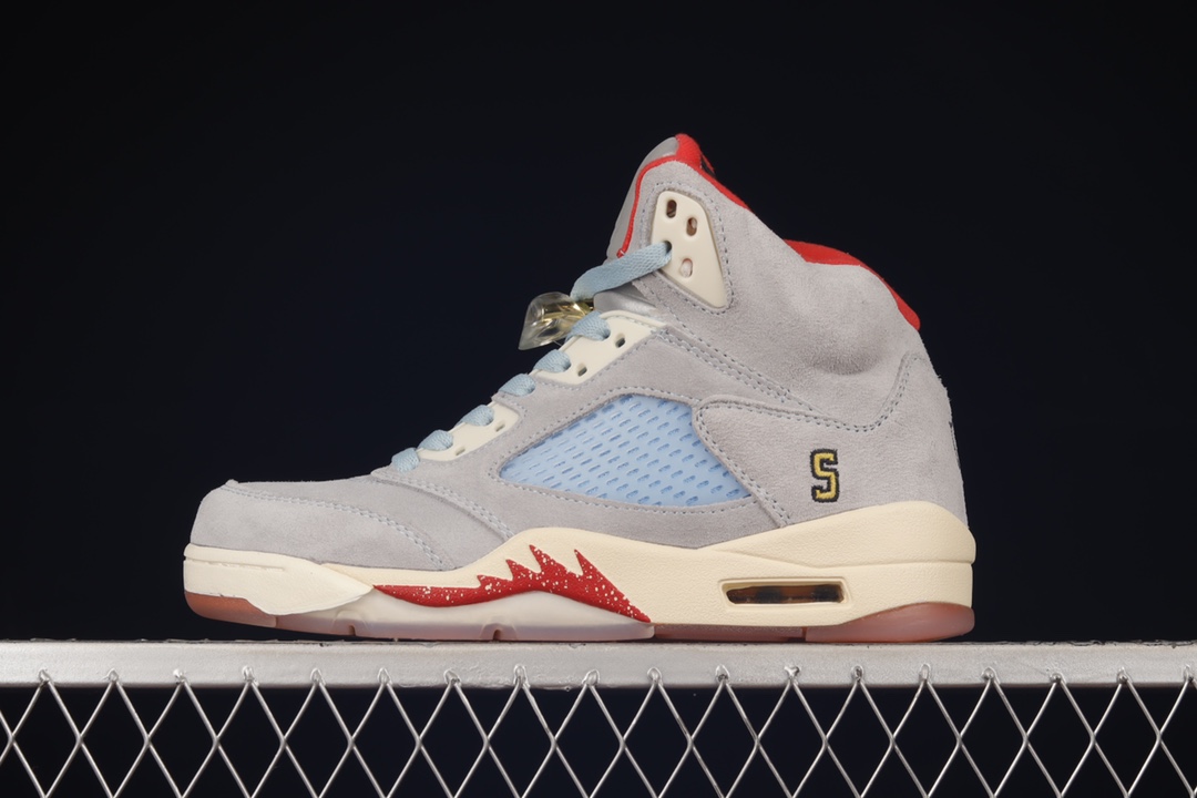 Trophy Room x Air Jordan 5 Ice Blue AJ5 CI1899-400 XM053