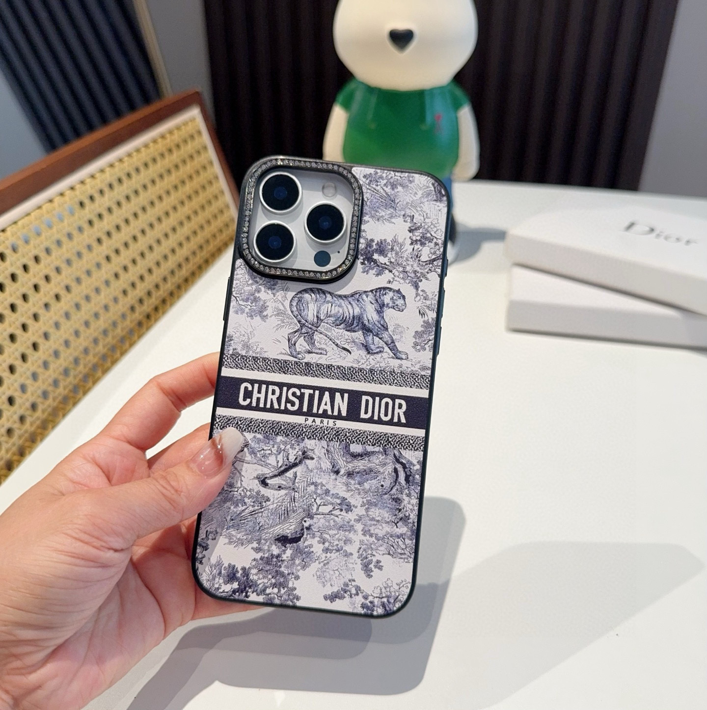 Dior Phone Case Jungle Collection Full Coverage Phone Case Accessories