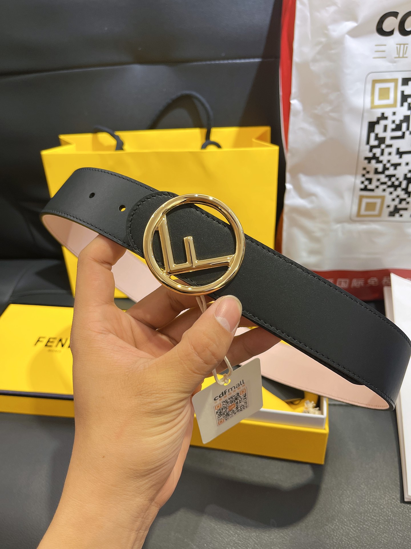 FENDI Belt 001 22PJ081 3.8cm