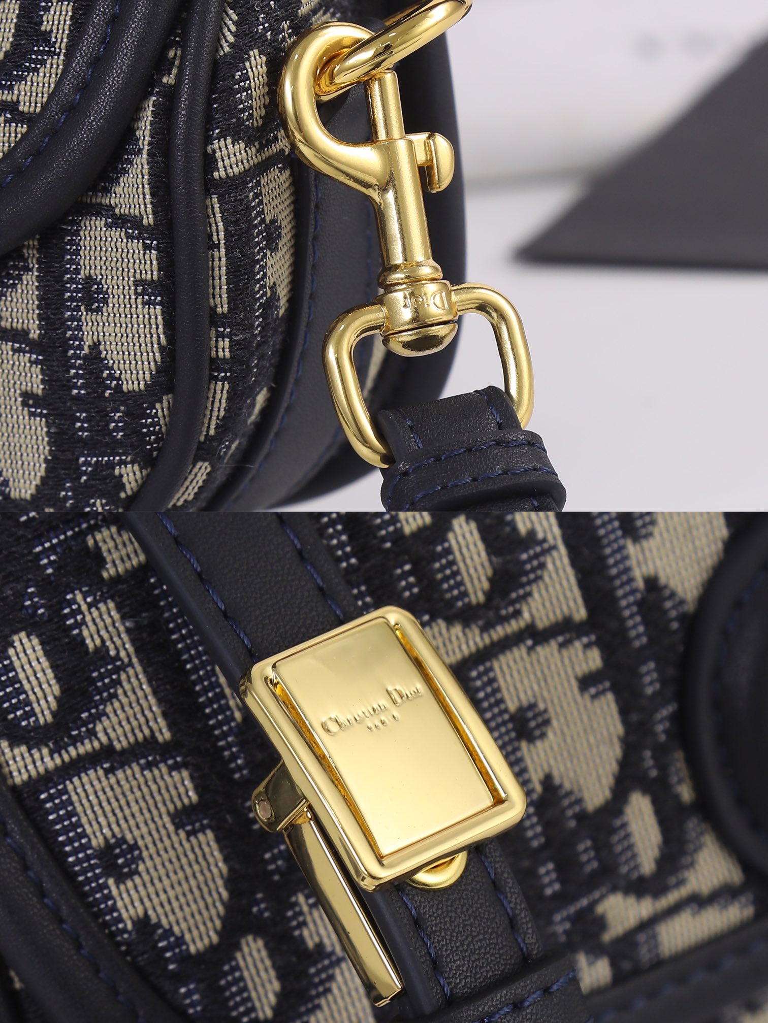 Dior Bobby East-West Bag Blue print 2012 XM071 22cm