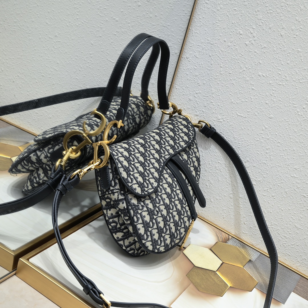 Saddle Bag Blue print with Thin strap CD-1003 XB012 25.5cm