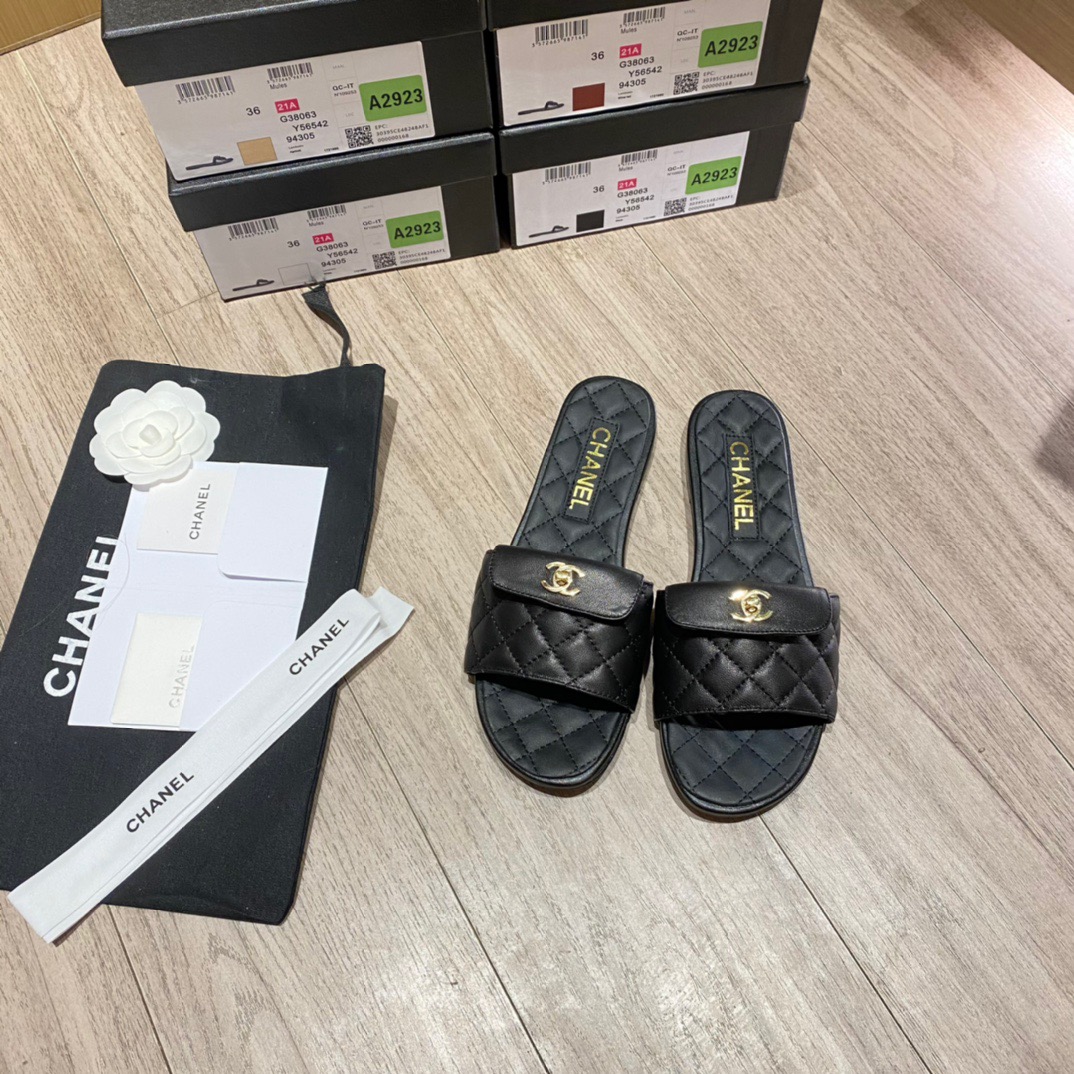 Chanel拖鞋1  081