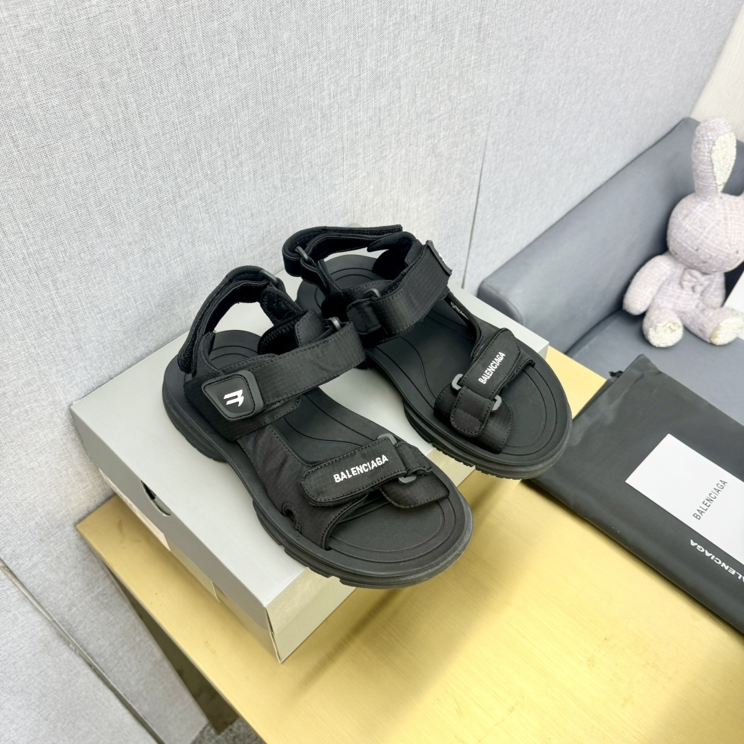Balenciaga Shoes New Tourist Cloth Series Women's Sandals