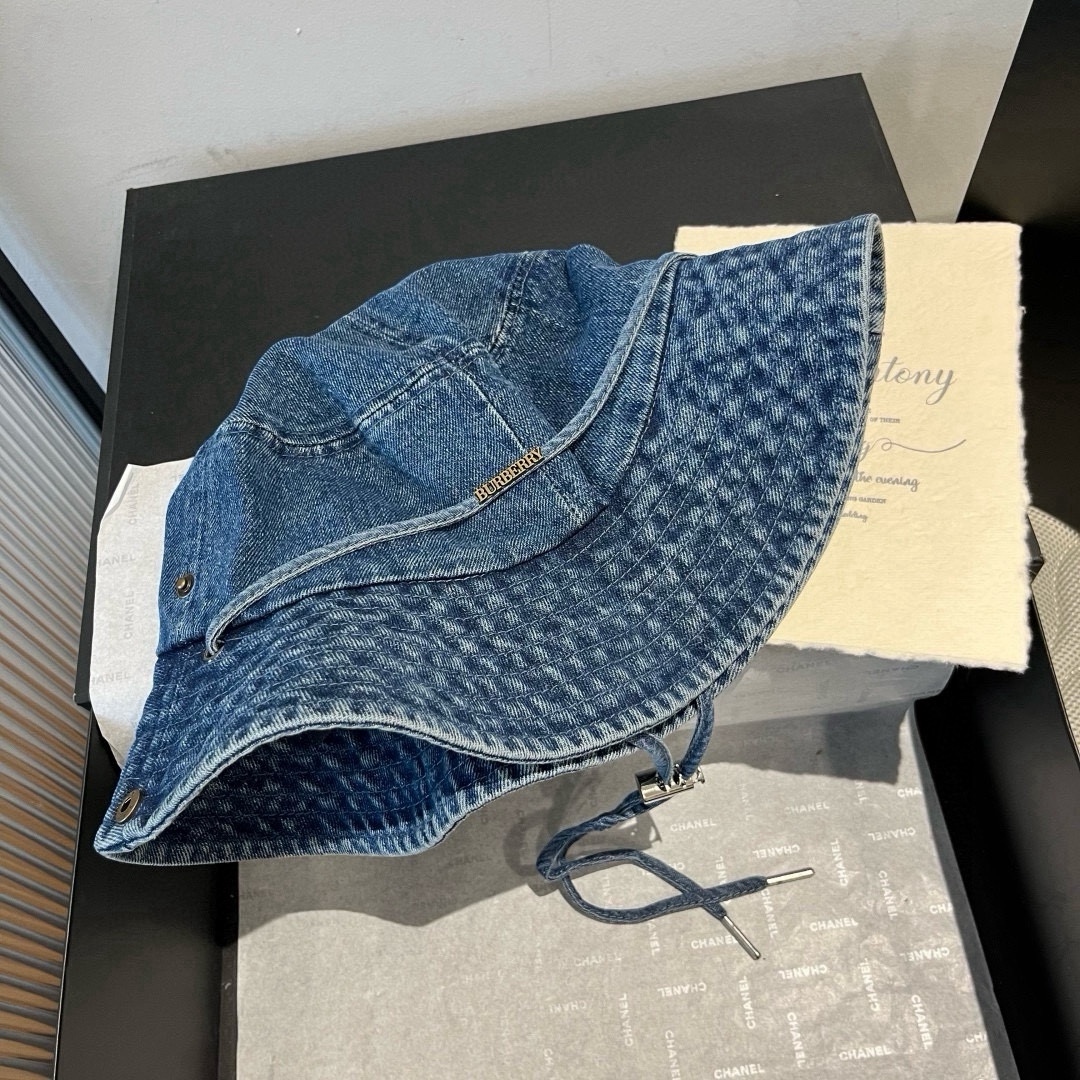 Burberry Hat Denim Bucket Hat 57cm Accessories