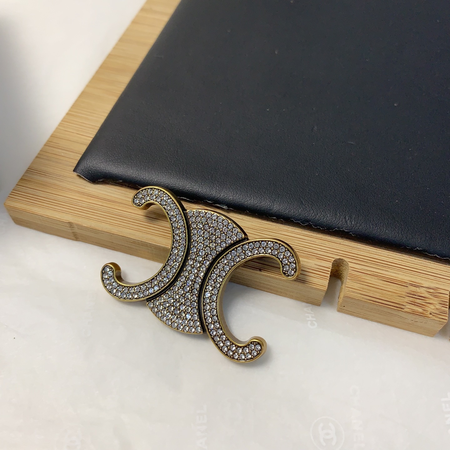 Celine Jewelry Brooches Arc de Triomphe full diamond brooch