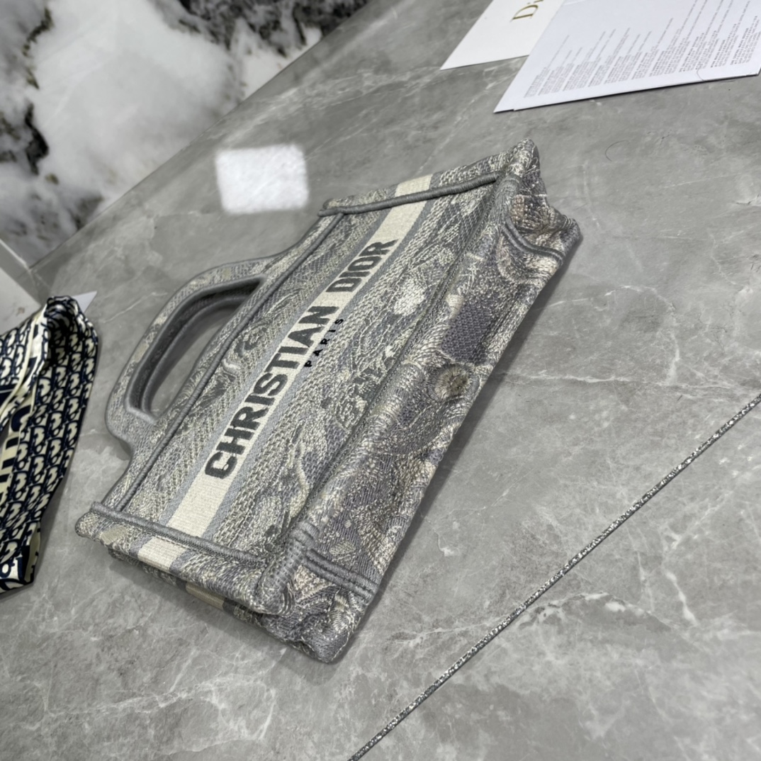 10A + top quality Mini Dior Book Tote 0175 XB041 23cm