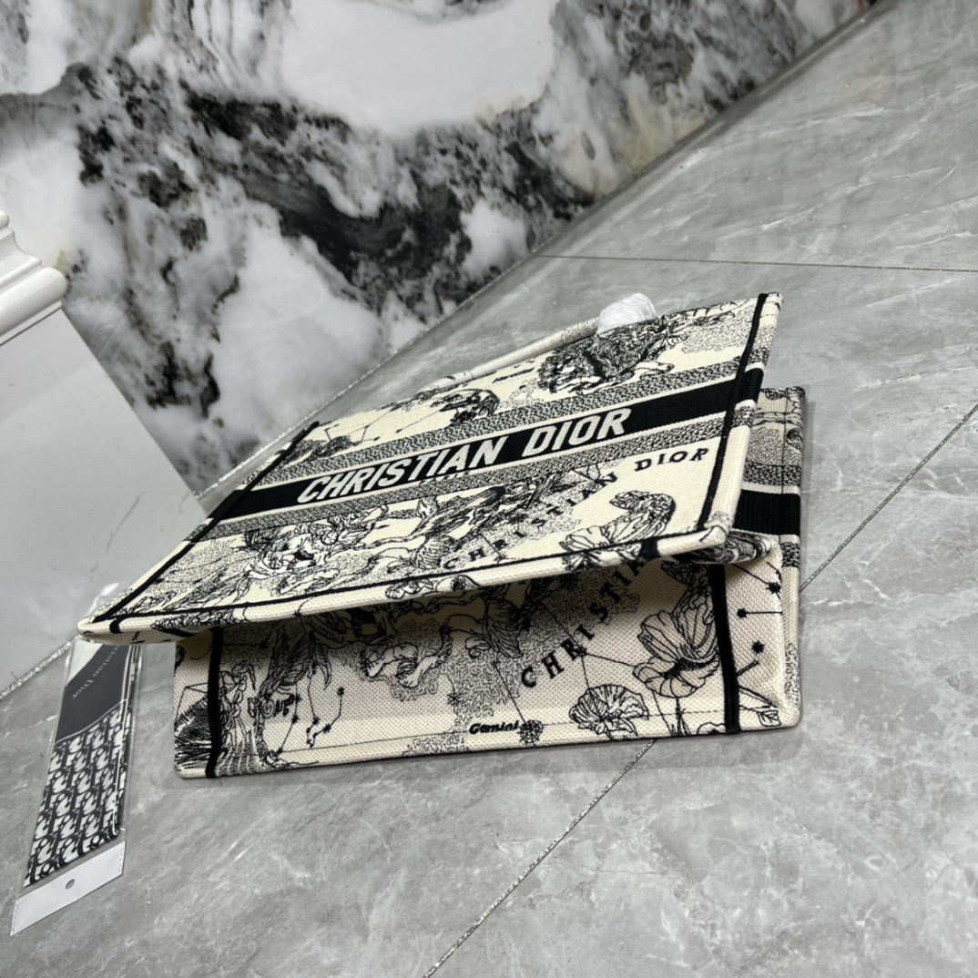 10A + top quality Medium Dior Book Tote 0175 XB022 36cm