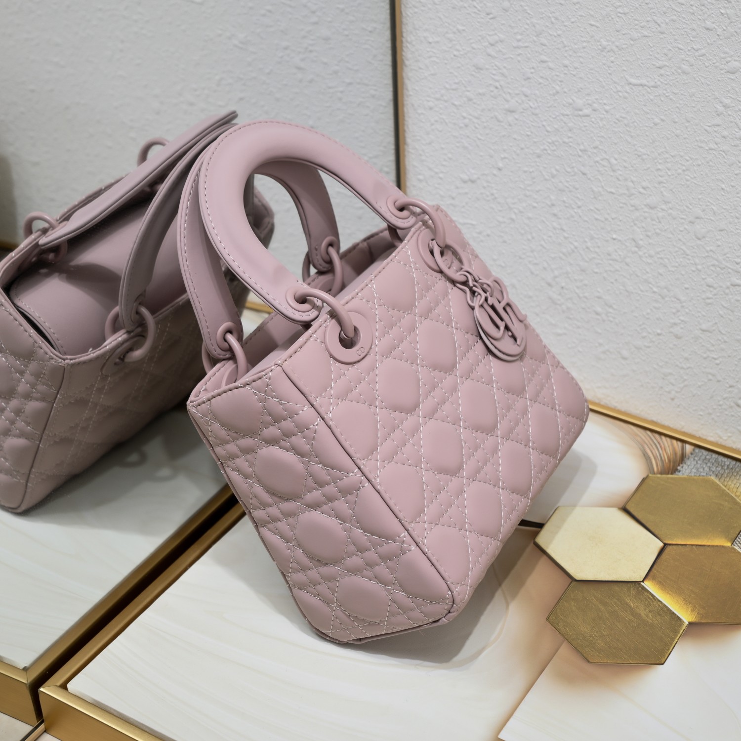 Small Lady Dior My ABCDior Bag Purple Matte 2022 LM061 20cm