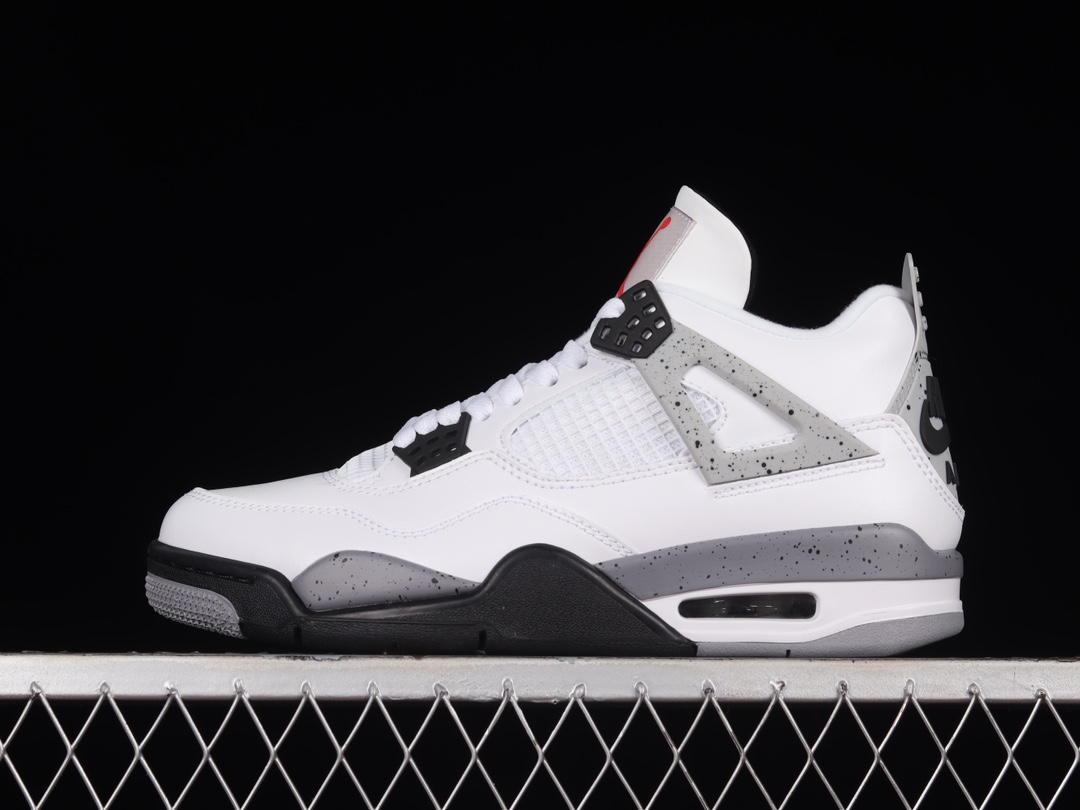 Air Jordan 4 Retro  White Black  AJ4 308497-103 XM003