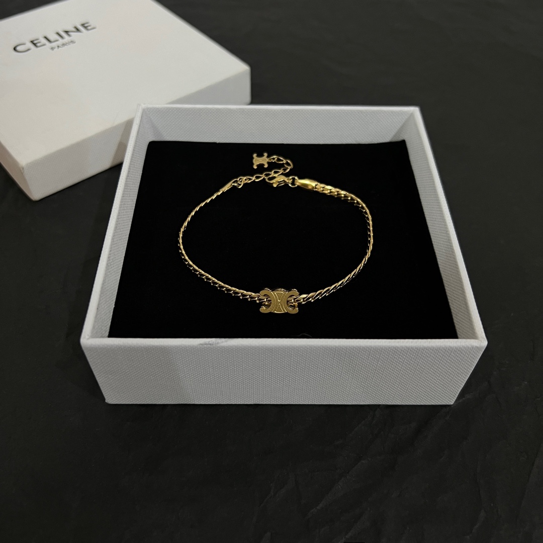 Celine Jewelry Bracelets Arc de Triomphe hollow pattern