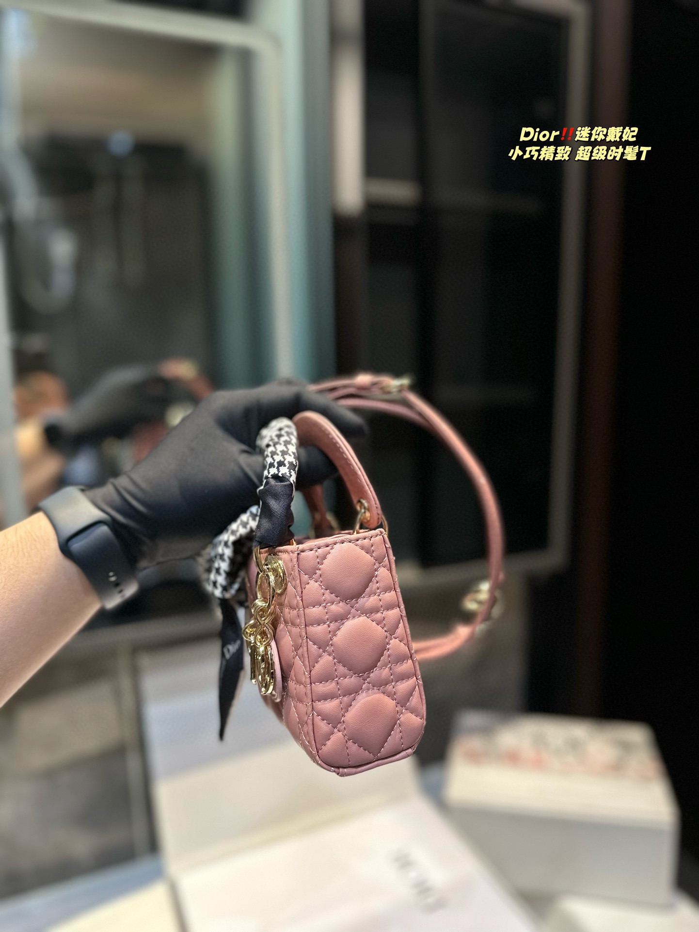 Dior Lady Dior Micro Bag 001 DB571 12cm