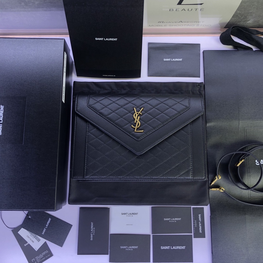 YSL GABY SATCHEL IN QUILTED LAMBSKIN 668863