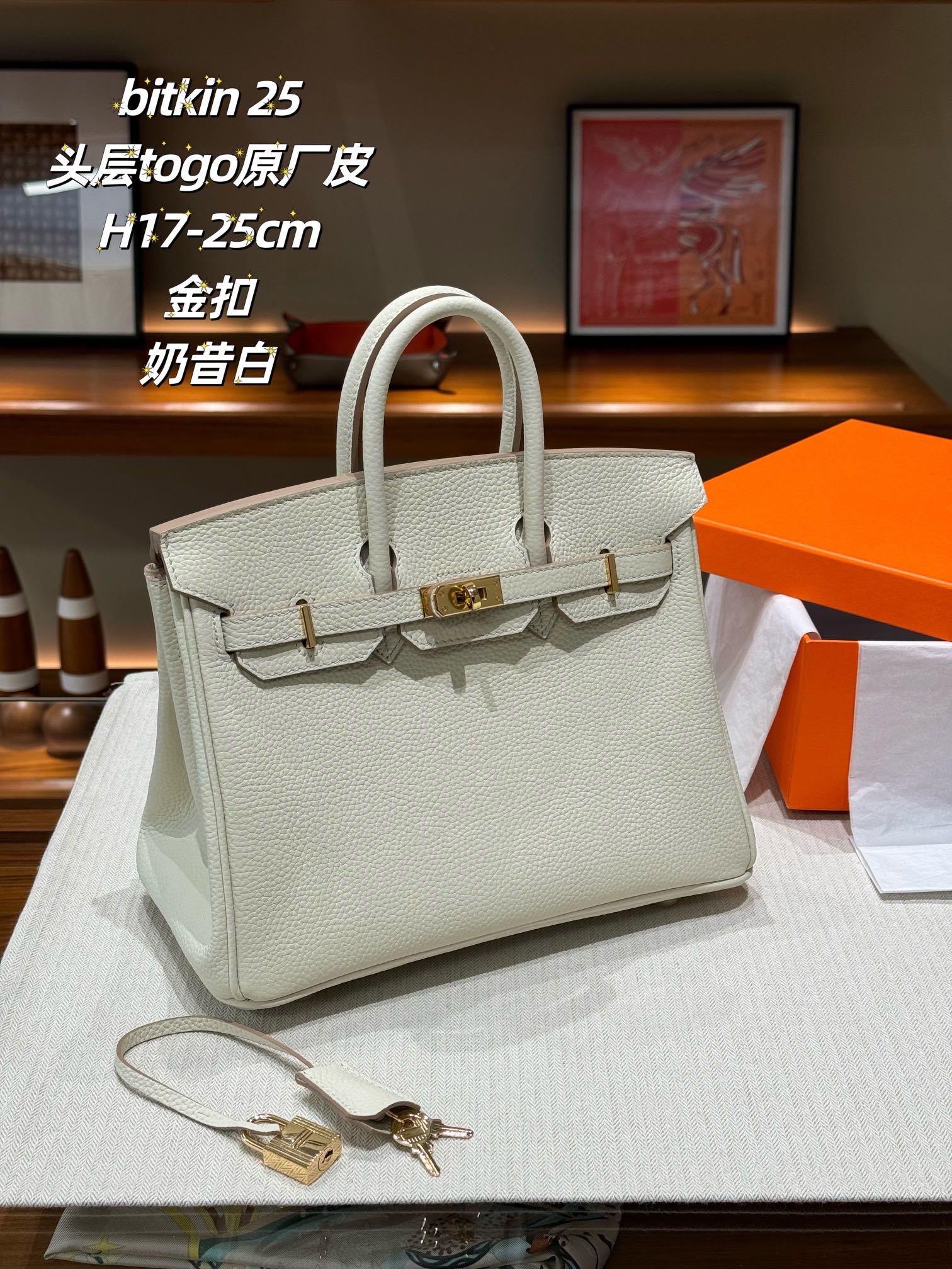 Hermes Birkin Bag Gold hardware XYZ032 25cm