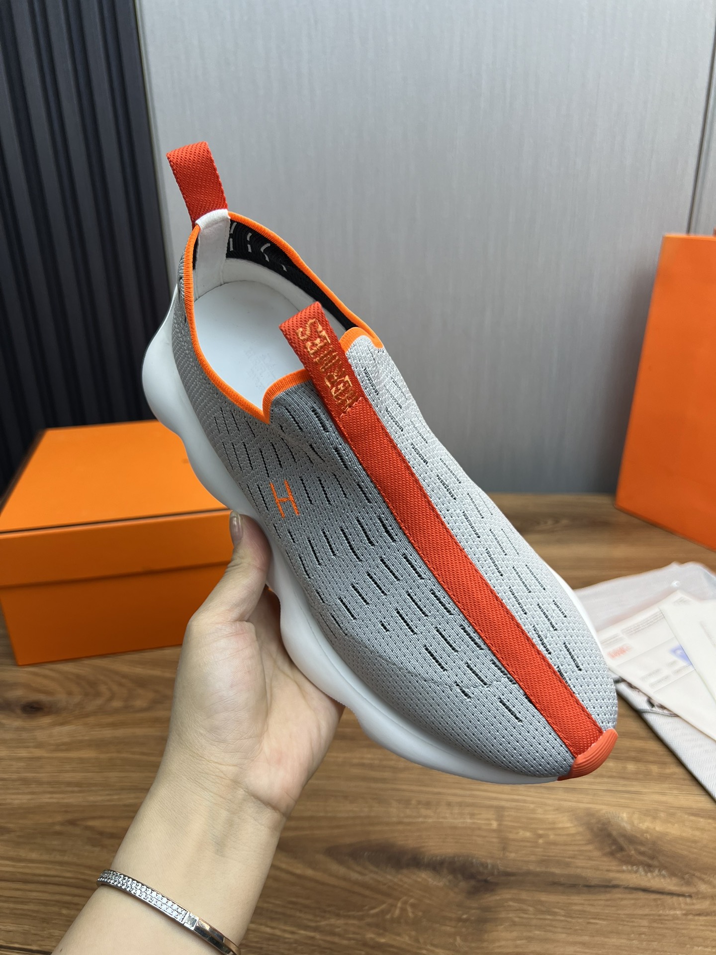 Hermes Shoes Casual Shoes TPU Cowhide