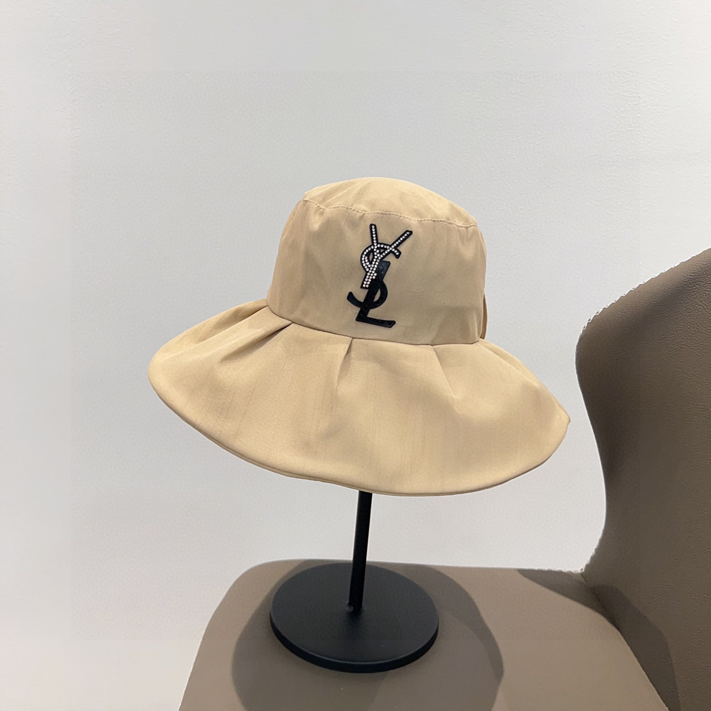 Saint Laurent Hat Wide Brim Folding Bucket Hat Accessories