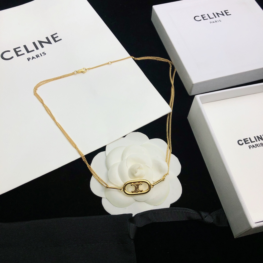 Celine Jewelry Necklace Gorgeous and luxurious top-level visual series