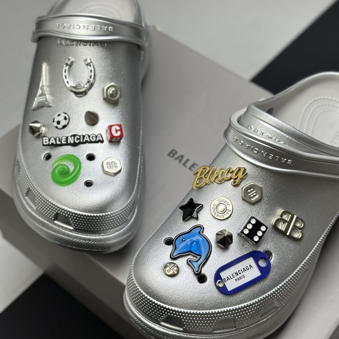 Balenciaga Shoes  Cute and silly couple's sandals with holes