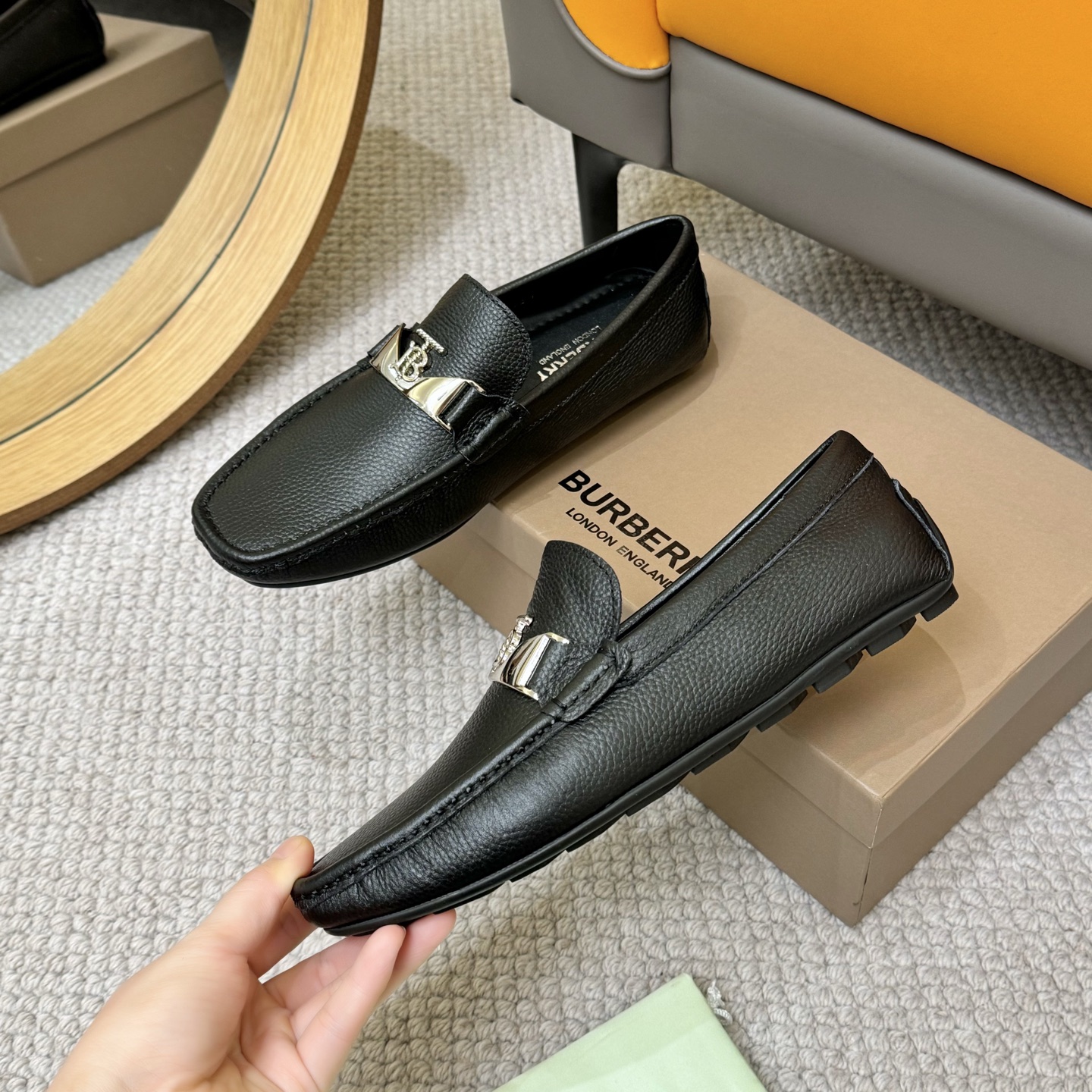 Burberry Shoes Leather Shoes Cowhide