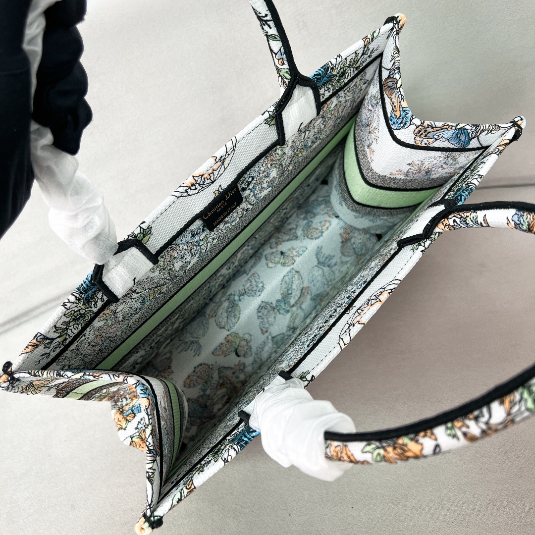 10A + top quality Medium Dior Book Tote 1296 DLAM022 36cm