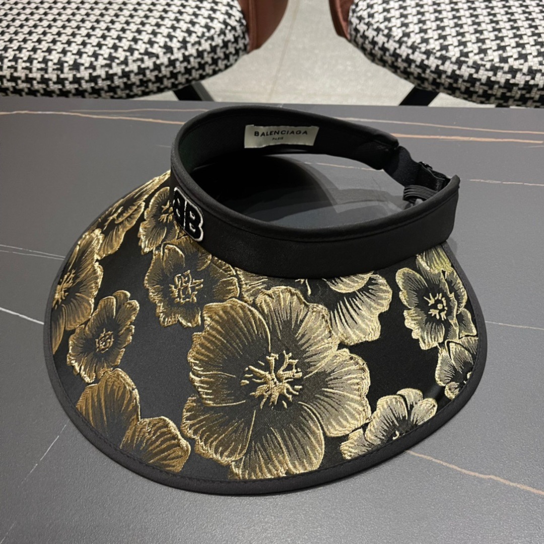 Balenciaga Hat Graphic Design Hollow Top Hat Accessories