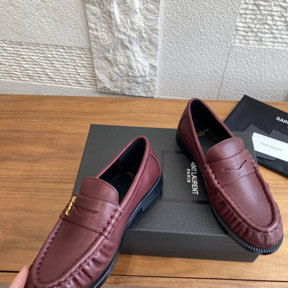 Saint Laurent Shoes Loafers Cowhide